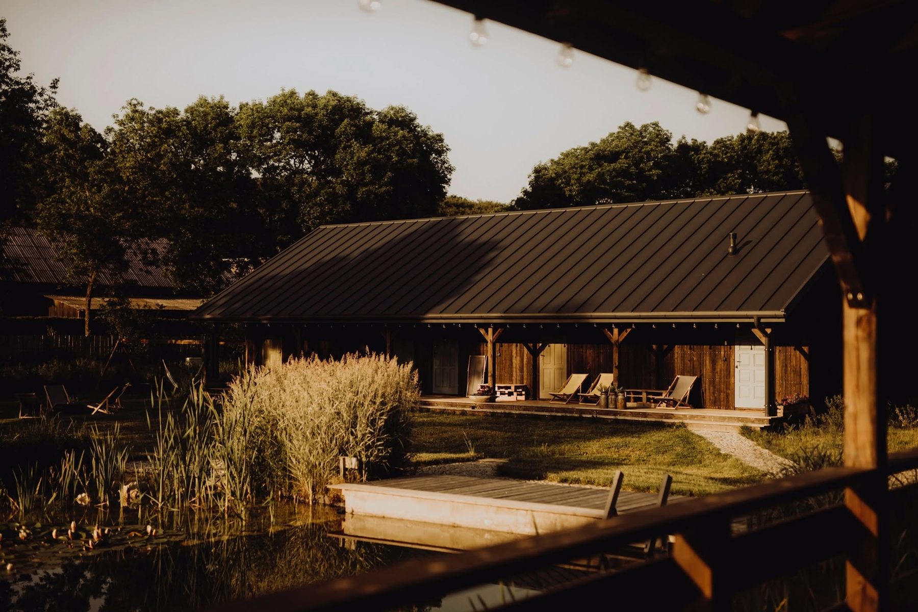 Gołębnik od strony biobasenu